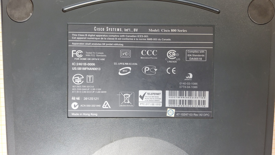 043-013-005 Маршрутизатор CISCO 805 #7