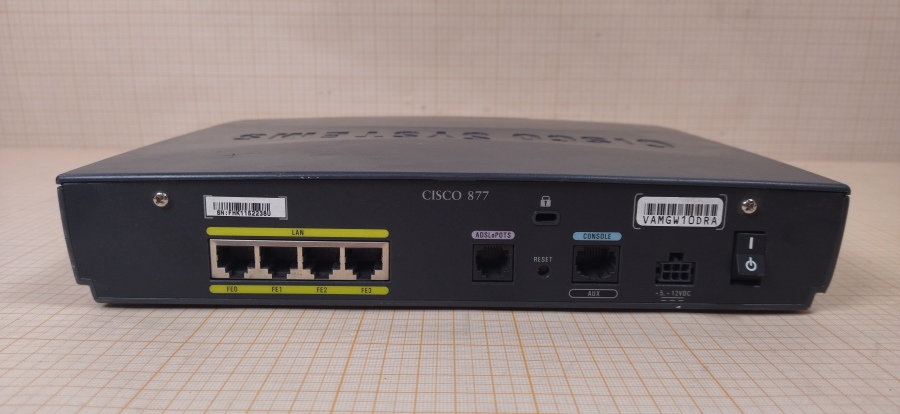 043-017-001 Маршрутизатор CISCO 877 #4
