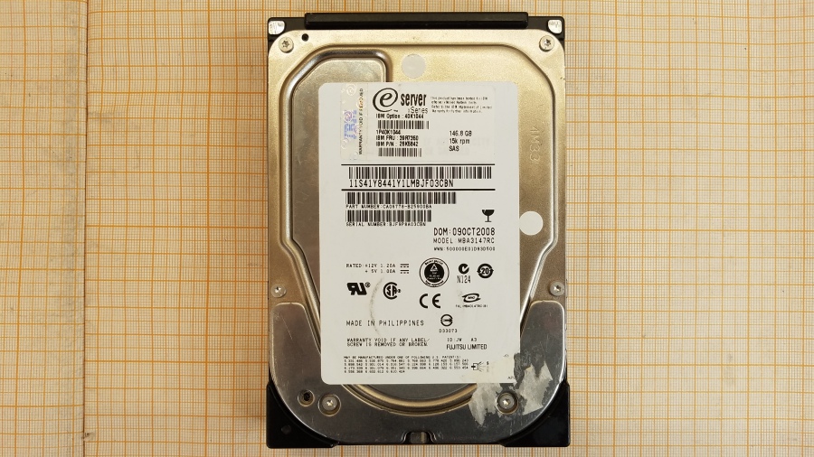 165-105-001 HDD 3.5" SAS IBM 39R7350 #2