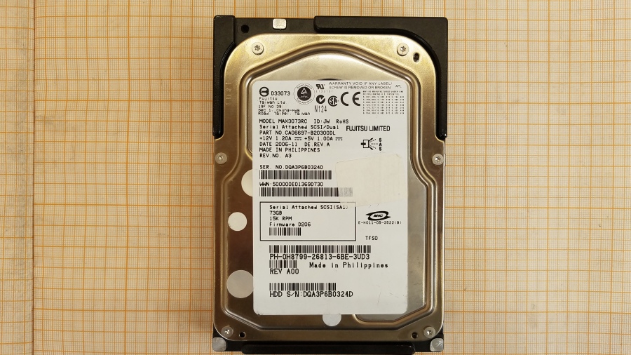 165-106-002 HDD 3.5" SAS DELL H8799 #2