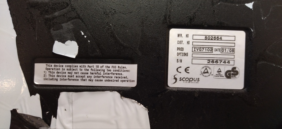 168-025-001 Видеошлюз Scopus IVG-7100 #2