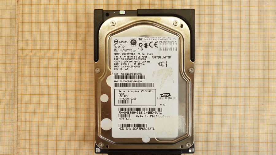 165-106-005 HDD 3.5" SAS DELL H8799 #2