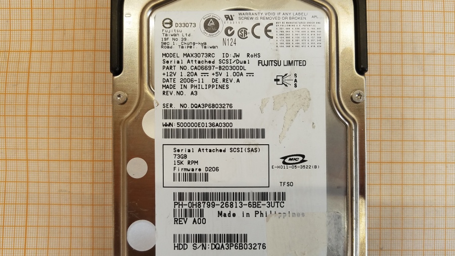 165-106-005 HDD 3.5" SAS DELL H8799 #3