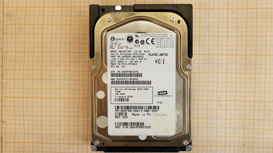 165-106-006 HDD 3.5" SAS DELL H8799 #2