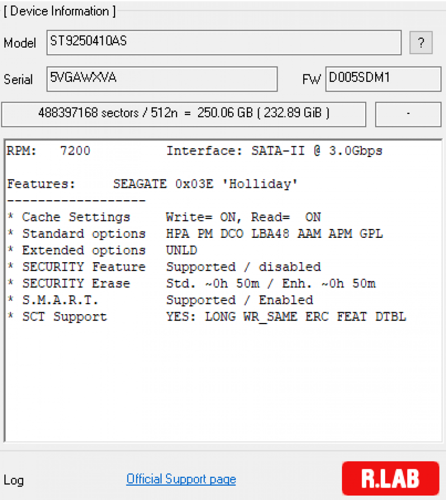 173-111-001 HDD 2.5" SATA SEAGATE ST9250410AS #5