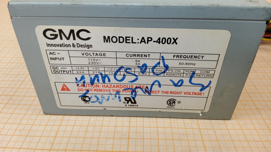 165-137-001 БП ATX v2.1 GMC AP-400X #2