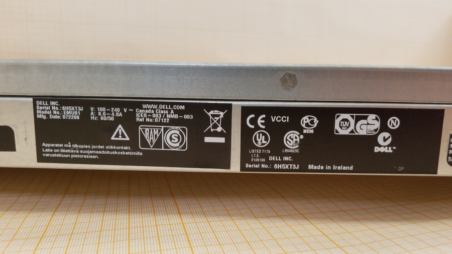 113-039-009 Сервер DELL PowerEdge 1950 (EMU01) #4