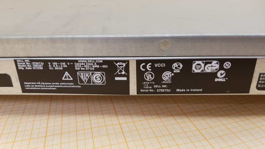 113-039-010 Сервер DELL PowerEdge 1950 (EMU01) #4