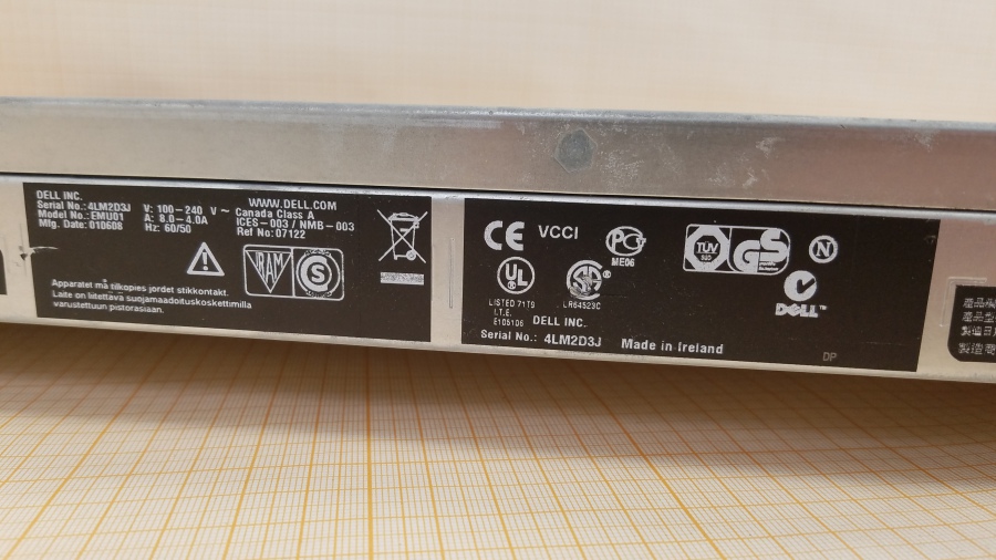 113-039-025 Сервер DELL PowerEdge 1950 (EMU01) #4