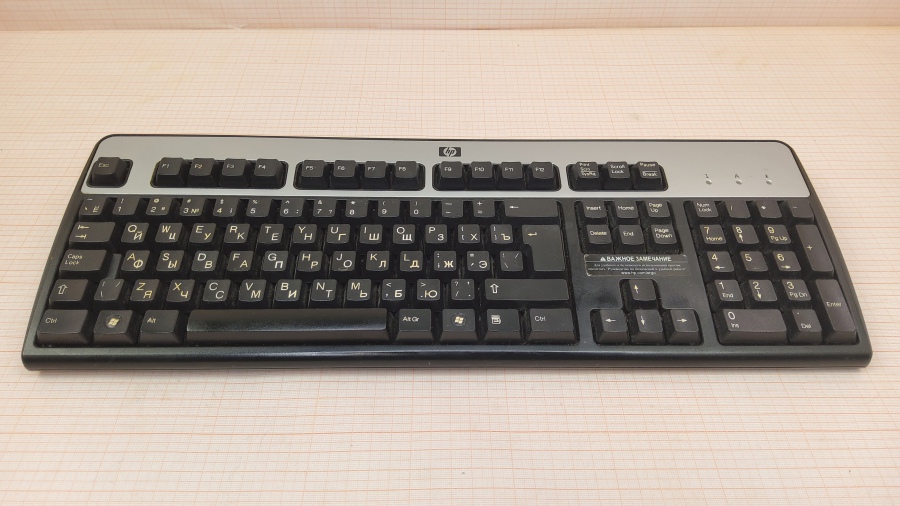 165-152-001 Клавиатура проводная HP KB-0316 #1