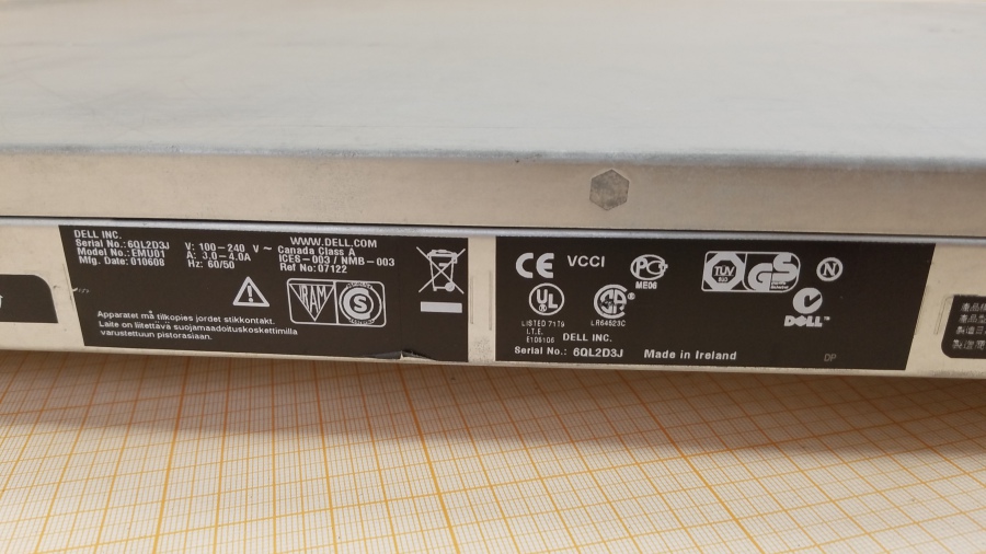 113-039-028 Сервер DELL PowerEdge 1950 (EMU01) #4