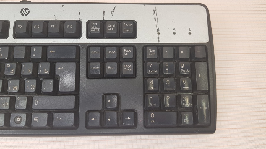 137-007-001 Клавиатура проводная HP KB-0316 #3