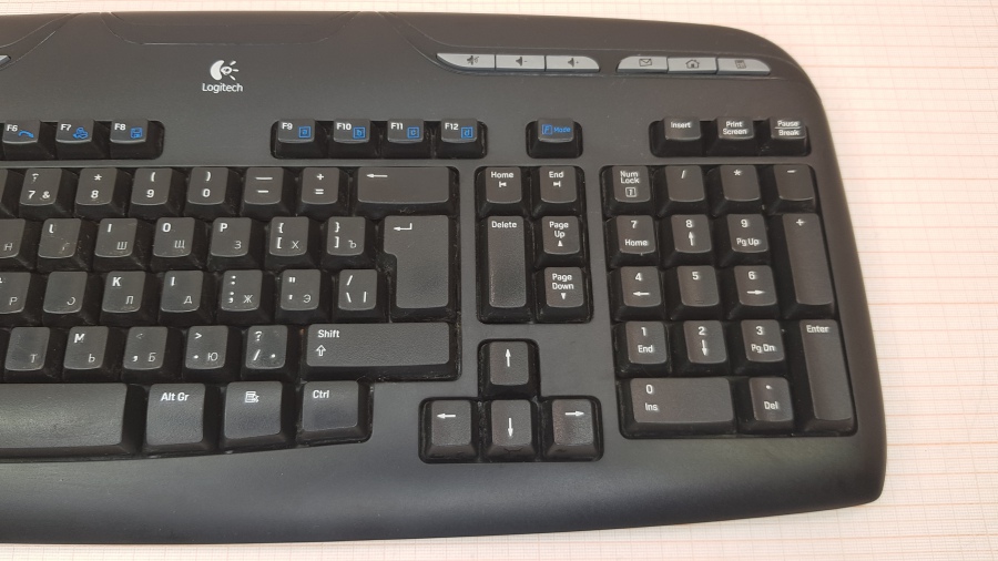 150-023-001 Клавиатура беспроводная Logitech Cordless Desktop EX110 #3