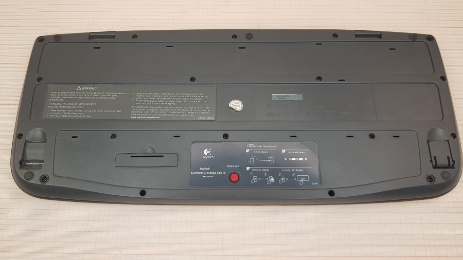 150-023-001 Клавиатура беспроводная Logitech Cordless Desktop EX110 #4