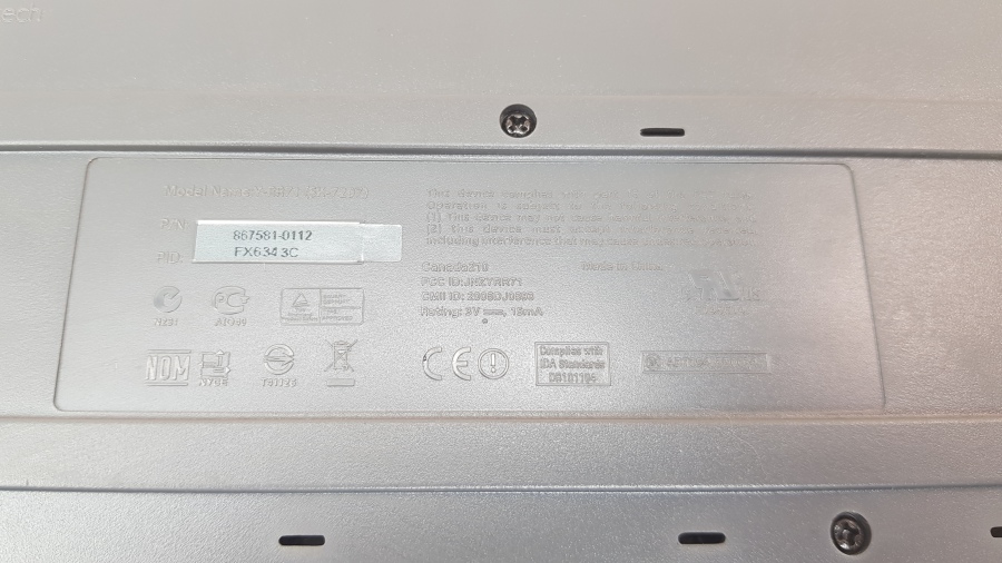 150-023-001 Клавиатура беспроводная Logitech Cordless Desktop EX110 #7