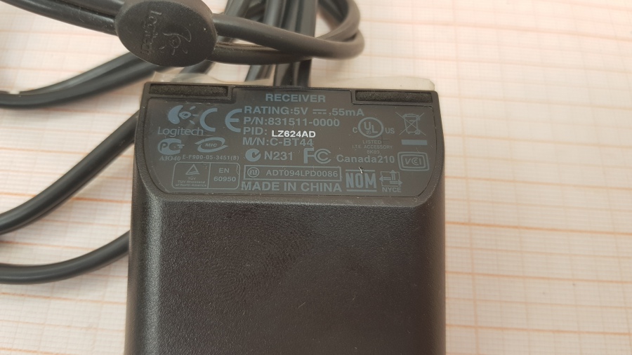 150-023-002 Клавиатура беспроводная Logitech Cordless Desktop EX110 #10