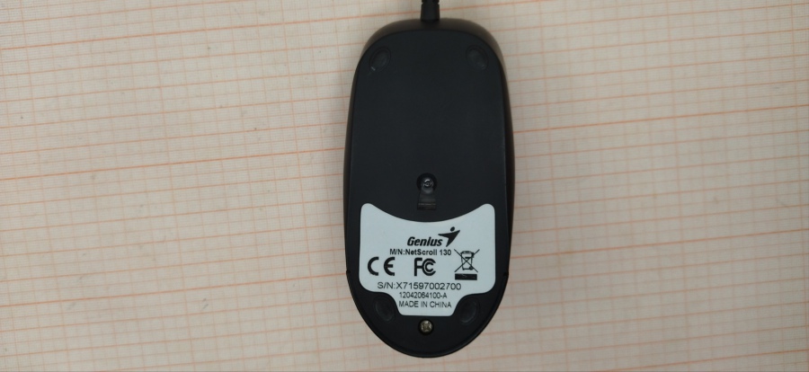 165-175-001 Мышь проводная Genius NetScroll 130 #3