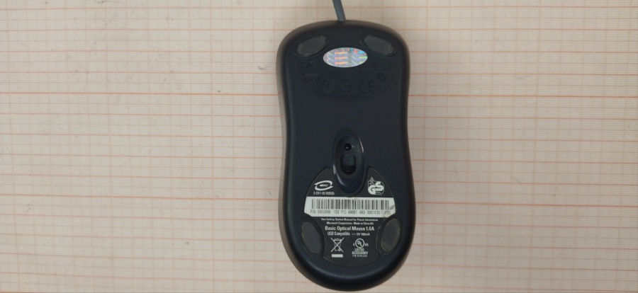 128-029-001 Мышь проводная MICROSOFT Basic Optical ver.1.0a #3