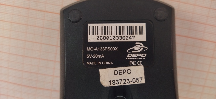 165-177-001 Мышь проводная DEPO MO-A133PS00X #4