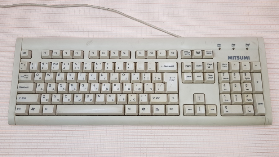 140-006-001 Клавиатура проводная MITSUMI KEYBOAR BUSINESS #1