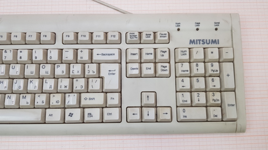 140-006-001 Клавиатура проводная MITSUMI KEYBOAR BUSINESS #3