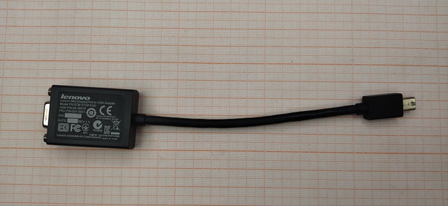 124-011-001 Mini DisplayPort - VGA LENOVO STDP3100 #2