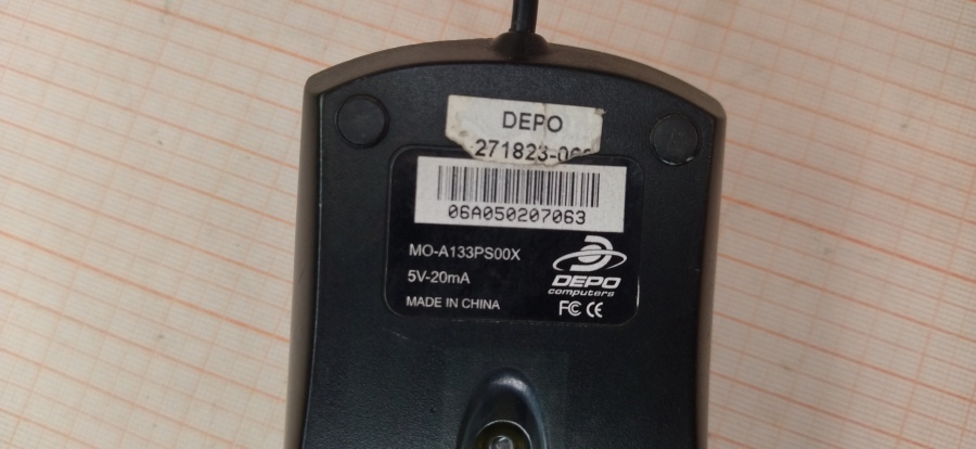 088-216-001 Мышь проводная DEPO MO-A133PS00X #4