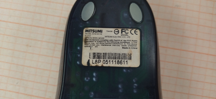 088-219-002 Мышь проводная MITSUMI ECM-S4102 #4