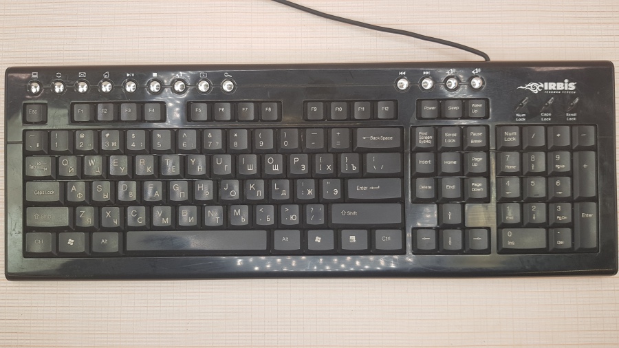 165-183-001 Клавиатура проводная IRBIS K-628B #1
