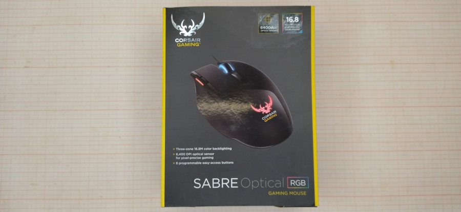165-185-001 Мышь проводная CORSAIR SABRE Optical RGB #7