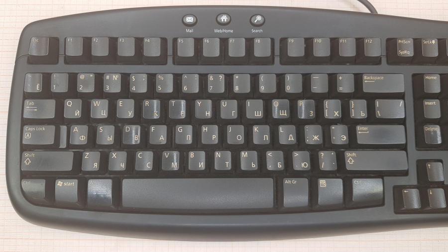 165-190-001 Клавиатура проводная MICROSOFT Basic Keyboard 1.0A #2