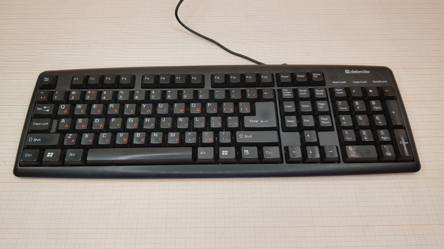 165-188-001 Клавиатура проводная Defender KS-910B #1