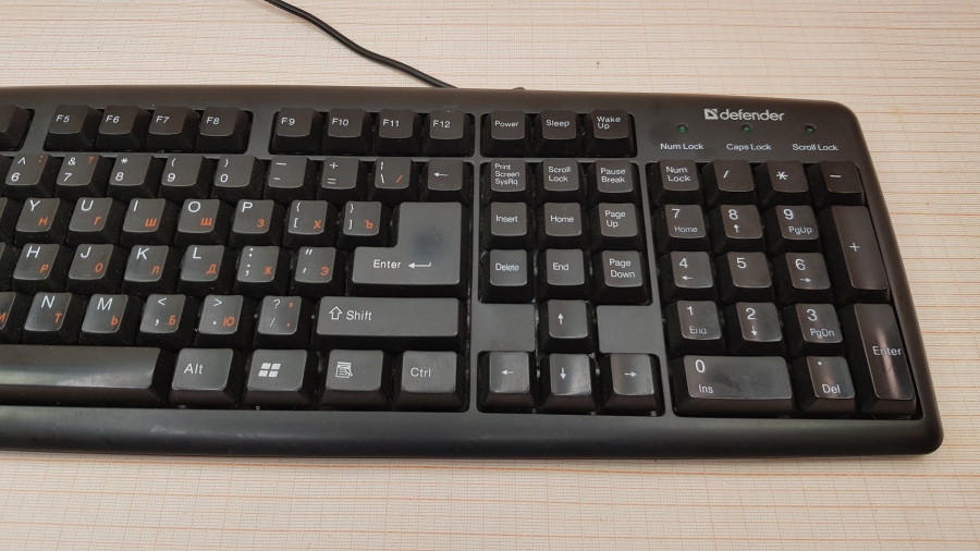 165-188-001 Клавиатура проводная Defender KS-910B #8
