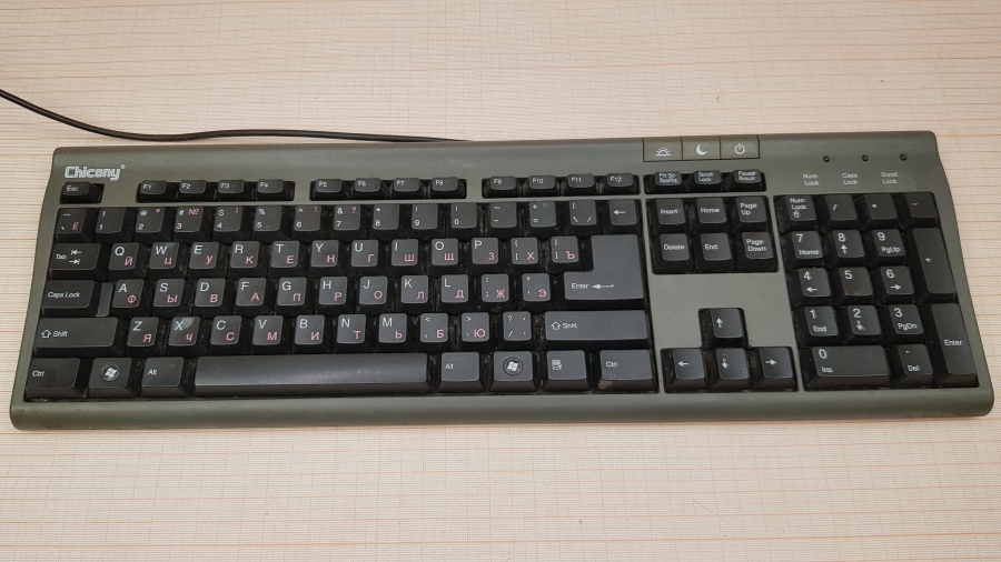 165-238-001 Клавиатура проводная CHICONY KB-9810 #1