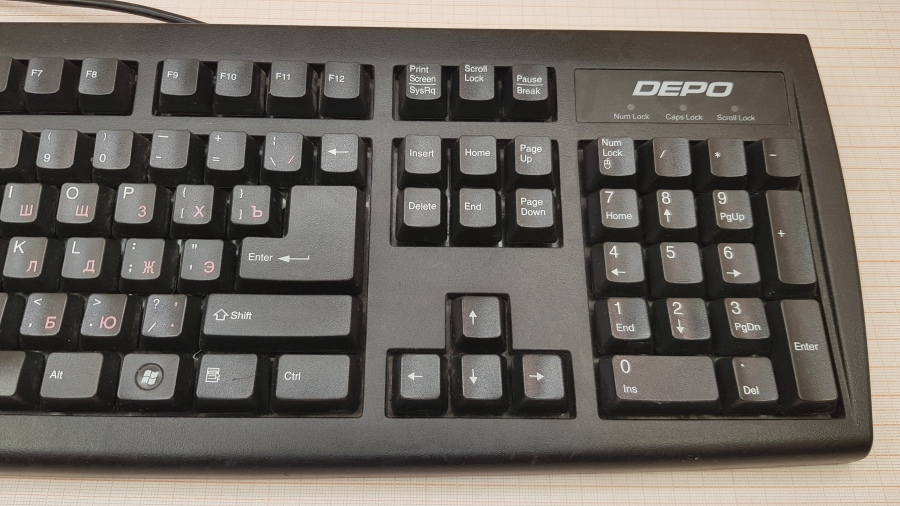 165-240-001 Клавиатура проводная DEPO KB-2971 #4