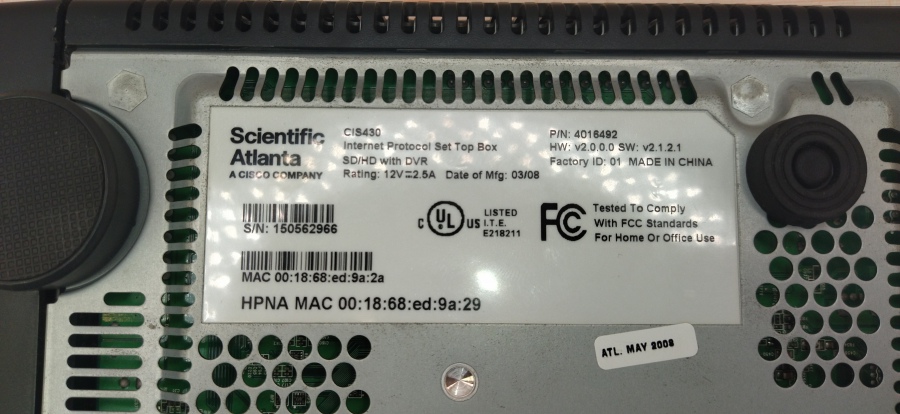 168-033-001 IPTV приставка CISCO CIS430MC #7