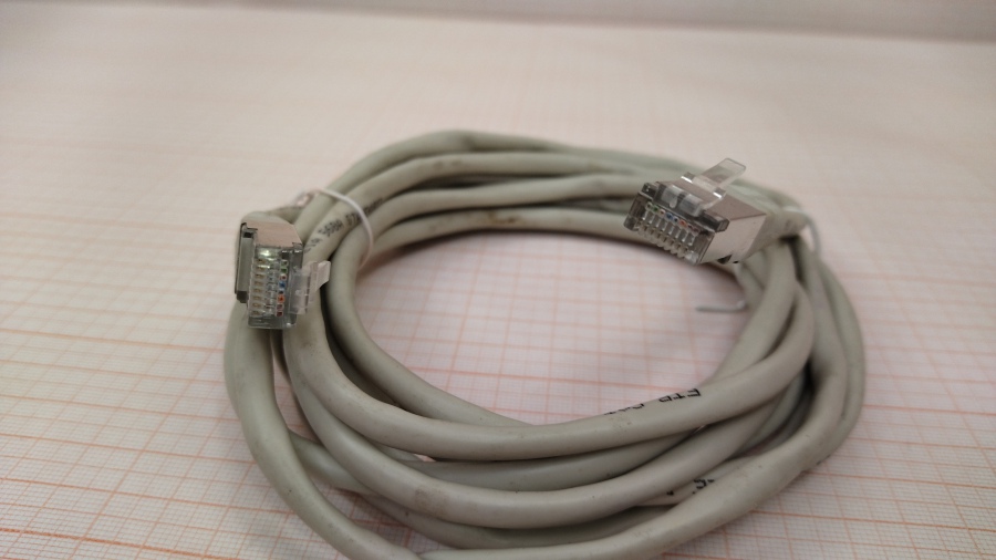 111-010-001 Кабель Patch Cord  FFTP CAT.5E 4PR 24AWG 3M #3