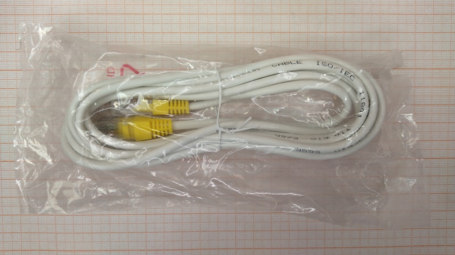 111-014-001 Кабель Patch Cord  UTP CAT.5E 4PR 24AWG 3M #1