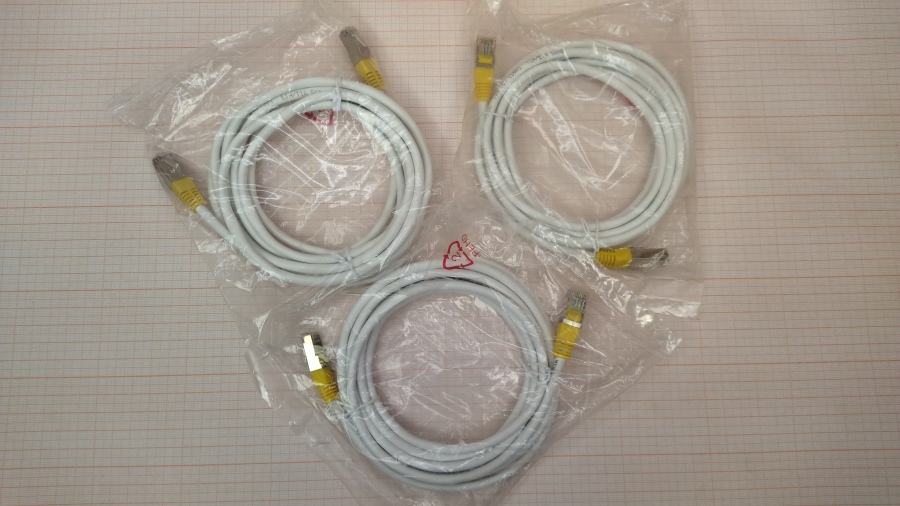 111-010-002 Кабель Patch Cord  FFTP CAT.5E 4PR 24AWG 3M #2