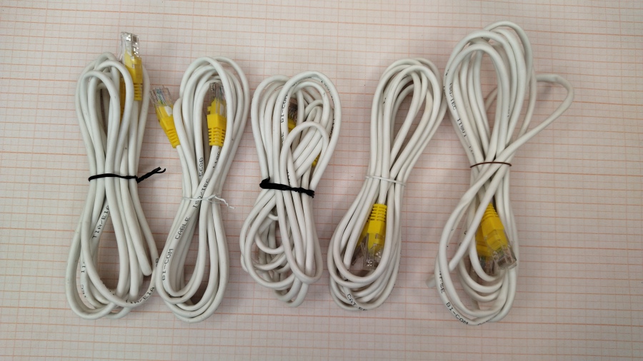 111-014-002 Кабель Patch Cord  UTP CAT.5E 4PR 24AWG 3M #2