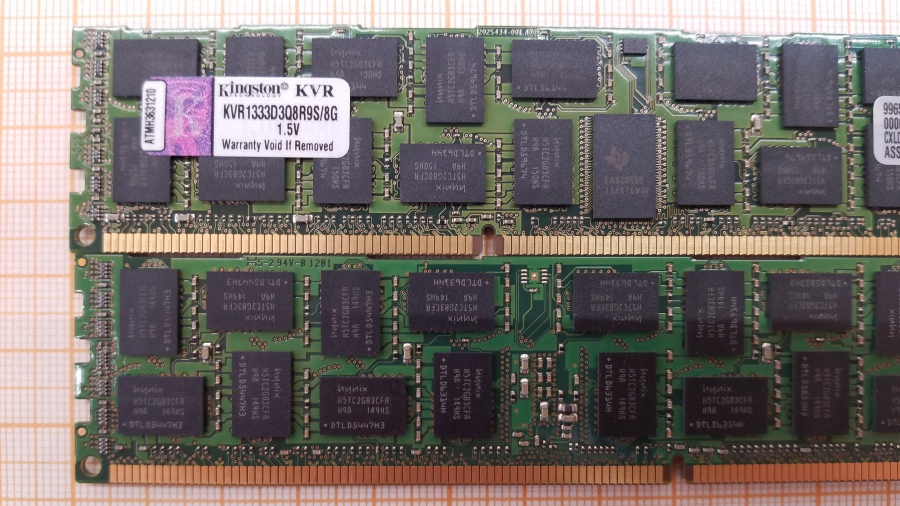 189-069-001 DDR3 RDIMM ECC REG KINGSTON KVR1333D3Q8R9S/8G #2