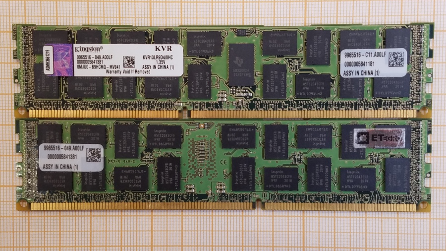 189-070-001 DDR3 RDIMM ECC REG KINGSTON KVR13LR9D4/8HC #1