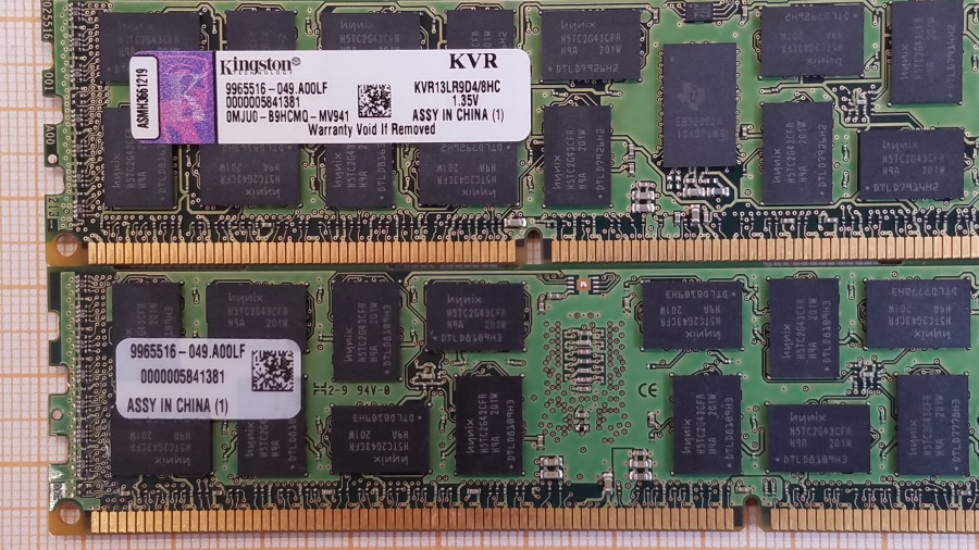 189-070-001 DDR3 RDIMM ECC REG KINGSTON KVR13LR9D4/8HC #2