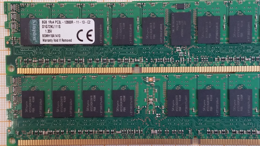 189-071-001 DDR3 RDIMM ECC REG KINGSTON D1G72KL111S #2