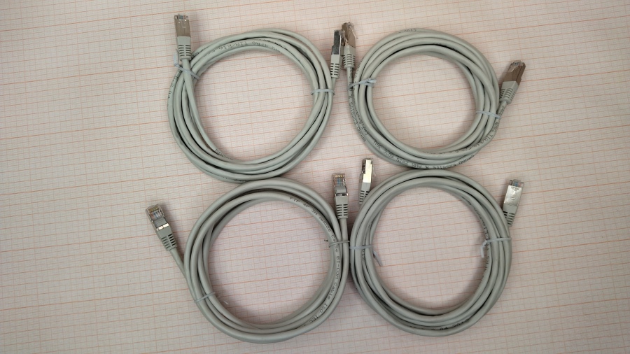 111-010-004 Кабель Patch Cord  FFTP CAT.5E 4PR 24AWG 3M #2