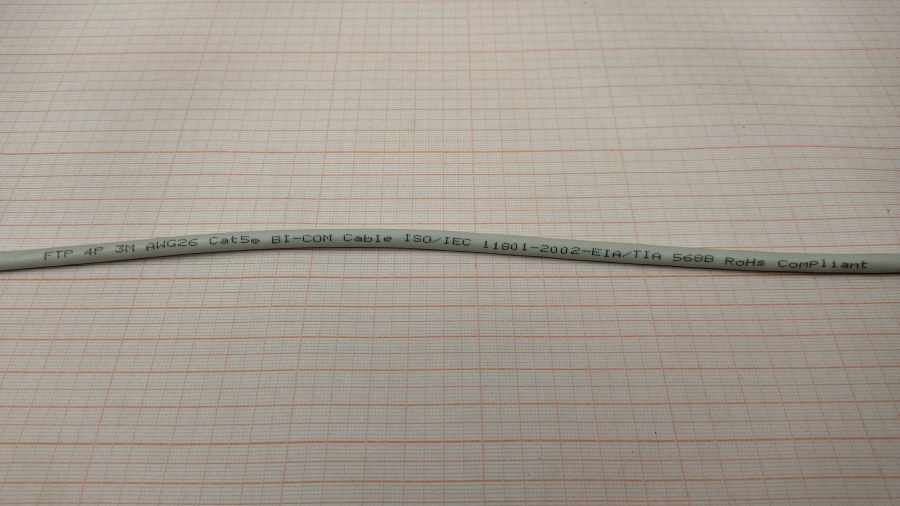 111-010-004 Кабель Patch Cord  FFTP CAT.5E 4PR 24AWG 3M #4