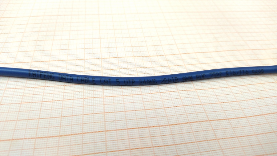111-020-001 Кабель Patch Cord KAIFENG UTP CAT.5E 2PR 24AWG 1.8M #4