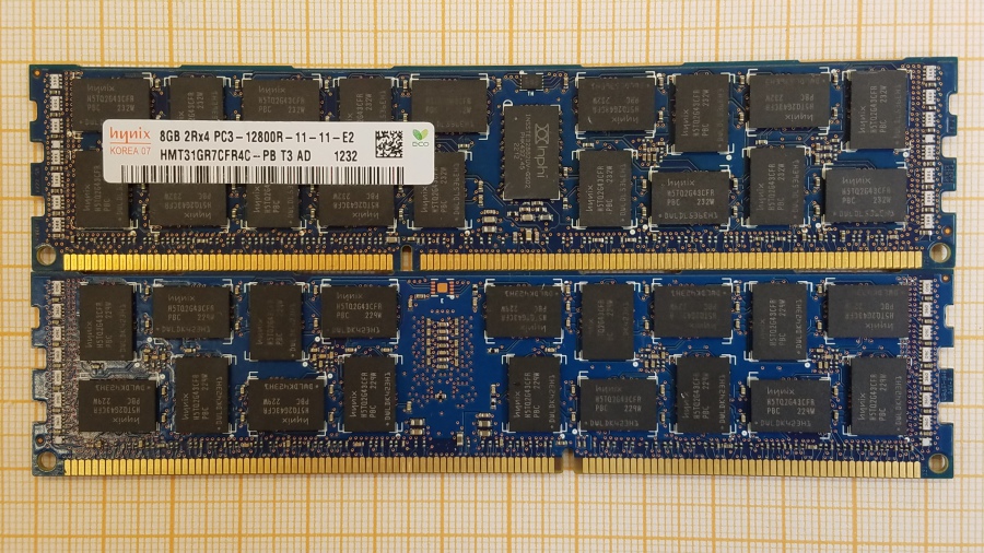 189-077-001 DDR3 RDIMM ECC REG HYNIX HMT31GR7CFR4C-PB #1