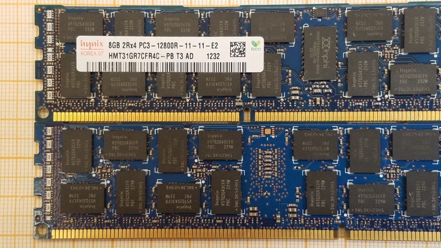 189-077-001 DDR3 RDIMM ECC REG HYNIX HMT31GR7CFR4C-PB #2