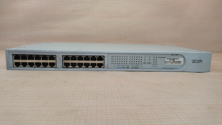 191-025-001 Коммутатор управляемый 3COM SuperStack 3 Switch 4400 3С17203 #2